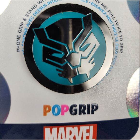 New Popsockets Marvel Black Panther Phone Grip Marvel Comics New in Pkg - Picture 2 of 6